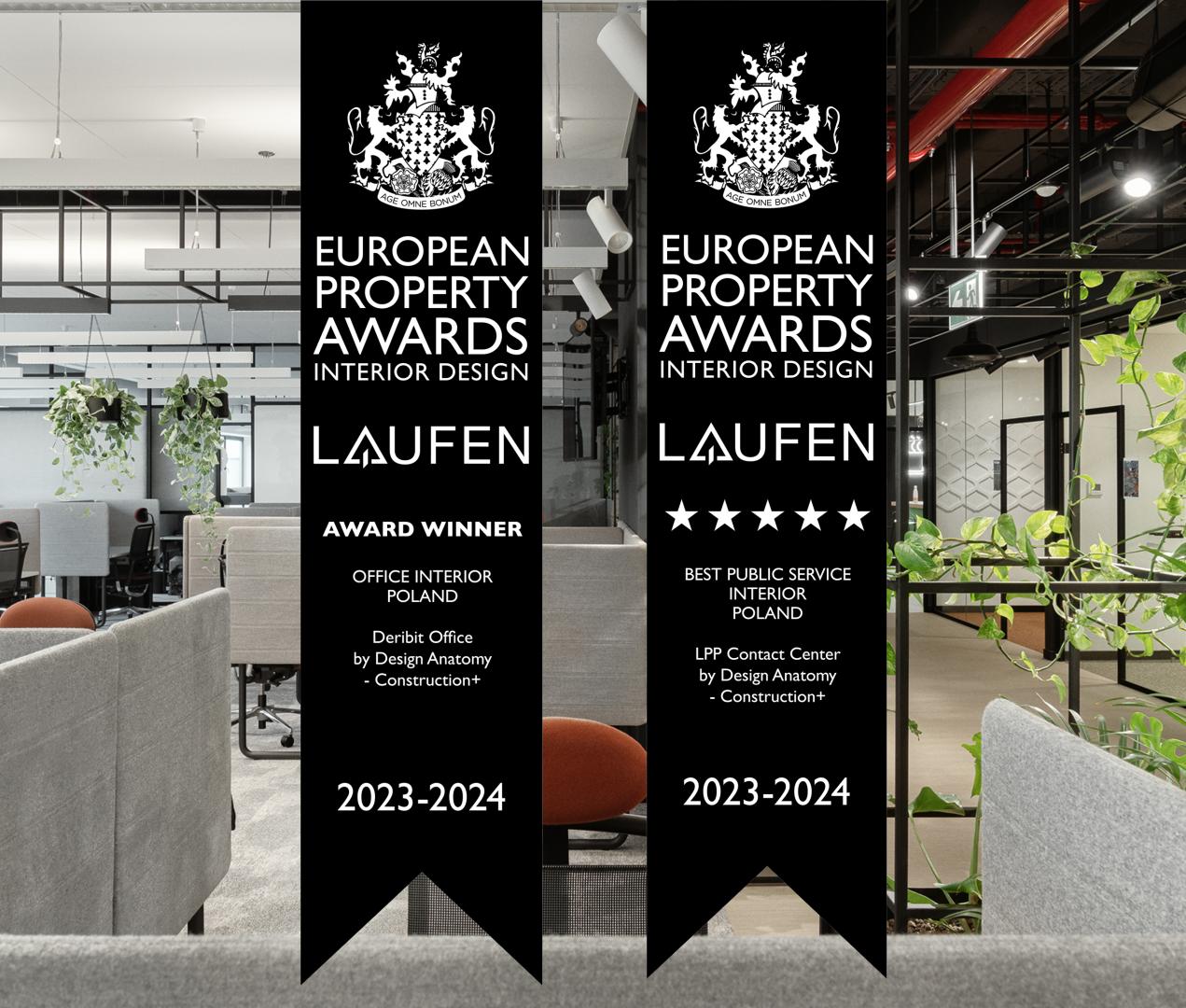 Podwójny sukces gdańskiej pracowni Design Anatomy w konkursie European Property Awards